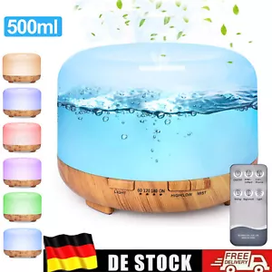 Ultraschall Luftbefeuchter Aroma Diffuser Diffusor Humidifier mit 7 LED Licht DE - Bild 1 von 16