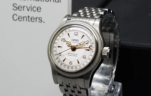 *Near BOX / BOX* ORIS Big Crown Pointer 7550 Silver Automatic Women's 28mm Watch - Picture 1 of 14