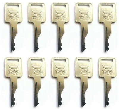 10X Excavator Key For Bobcat Skid Steer Loaders and more Equipment 6693241 D250 - Image 1 of 3