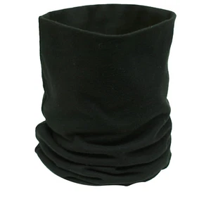 Black Cotton Motorcycle Bike Helmet Thermal Scarf Neck Tube Warmer Ghost Bikes - Picture 1 of 3