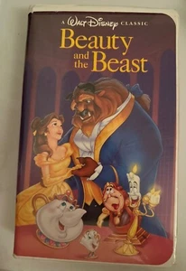 RARE VINTAGE Beauty and Beast VHS Black Diamond Signature Movie Walt Disney - Picture 1 of 8