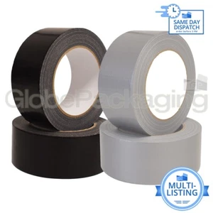 HEAVY DUTY WATERPROOF GAFFER DUCT TAPE 130mu THICKNESS - 50mm x 50M *ALL TYPES* - Picture 1 of 32