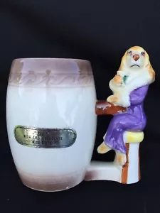Taza vintage Enesco SKOL with the Barhounds perro Miss Greta Beer Stein - Imagen 1 de 7