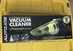 AUTO JOE ATJ-V501 12-Volt Portable Car Vacuum Cleaner 2 HEPA Filters NEW In Box - Picture 1 of 4