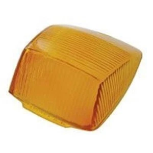 Rectangular Amber Glass Cab Light Lens - Picture 1 of 1