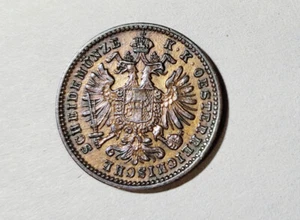 1885 Austria Kreuzer Copper Coin KM 2187 Ungraded Circulated - Picture 1 of 9