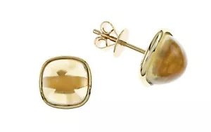 Pendientes 585 Oro Amarillo Con Citrinen Valor - 72604176 - Picture 1 of 2