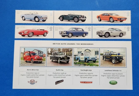 Great Britain Stamps, Scott 3214a-3217a, 3218 Complete Set MNH Cover