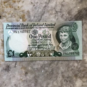 1979 Provincial Bank at Belfast 1 Pound Northern Ireland Uncirculated UNC Crisp! - Picture 1 of 6
