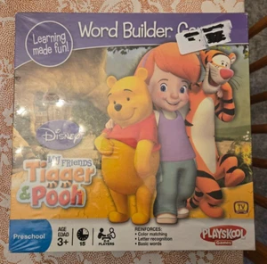 NIB Game, Playskool, 3+ Word Builder, Disney, My Friends Winnie and Pooh - Picture 1 of 5
