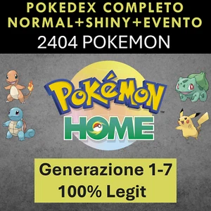POKEMON Home Living Dex Pokedex Completo Normali + Shiny + Evento Gen 1-7 Legit - Imagen 1 de 22