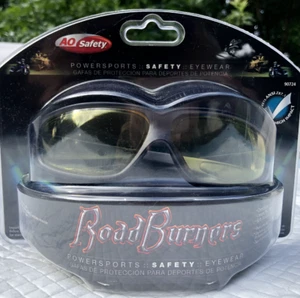 Road Burners Powersports Safety Eyewear w/ Lanyard by AO Safety - Picture 1 of 2