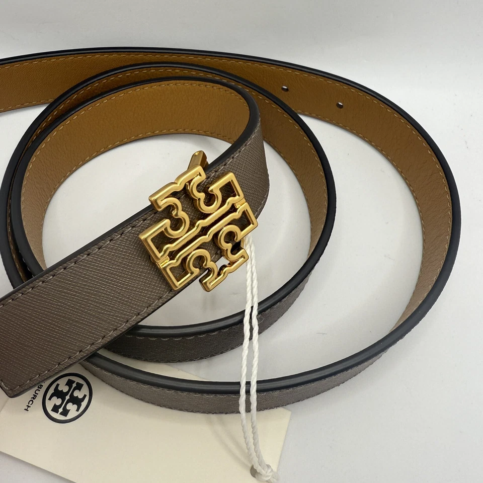 Tory Burch Britten Logo Reversible 1" Width Belt 141739 - Image 1 of 4