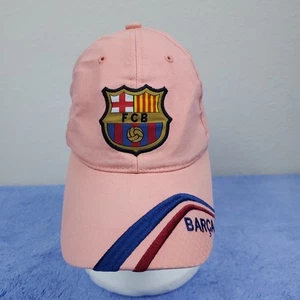 FC BARCELONA CAP/Hat Offical license Soccer Team Merchandise CAP Pink  - Picture 1 of 17