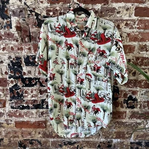 Mexico Hawaiian Shirt By Guess As Seen In White Lotus Mens Size Small - Picture 1 of 17