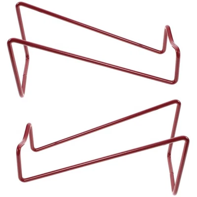  2 pezzi portabottiglie in metallo portabottiglie da tavolo espositore da tavolo - Immagine 1 di 4