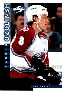 Tarjeta de hockey 1997 Score Sandis Ozolinsh #174 Colorado Avalanche - Imagen 1 de 2