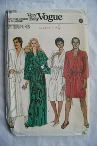 Vintage: Very Easy Vogue Pattern No. 8155 Unsiex robe, X-large, 117-122 cm - Picture 1 of 1