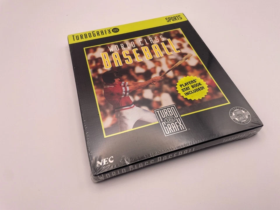 World Class Baseball (TurboGrafx-16, 1989) *Sealed* Brand New vintage video game - Image 1 of 4