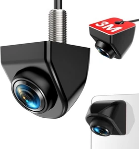 AUTO-VOX 180° Front/Backup Camera, OEM Mini Style, Screw-Free Easy Black - Picture 1 of 7