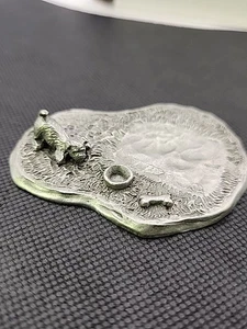 Fine Pewter Scents & Accents Dog Yorkie Scotty Themed Candle Holder Stand USA  - Picture 1 of 6