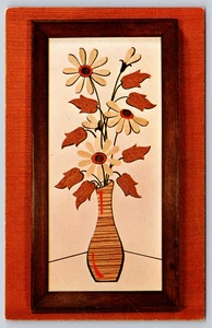 Postcard NHI Handcraft Wood Blooms Artist Fort Worth Texas - Picture 1 of 2