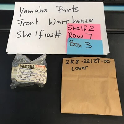 Cubierta de empuje Yamaha 2K8-22129-00 2 YZ360 YZ250 SR400 MX400 MX250 YZ400 XT500 NUEVA EN CAJA Foto 1 de 4