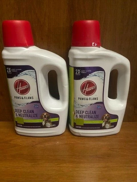 (2) Champú limpiador de alfombras Hoover Paws And Claws neutralizar y defender (64 fl oz) Foto 1 de 1