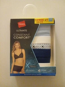 Hanes Ultimate Comfort X-Temp Women’s Boyshort Panties SZ 5/S - New In Package  - Picture 1 of 5