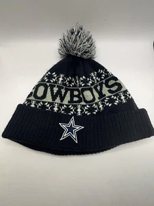 NFL Football Cowboys Beanie hat for women Navy Blue - Picture 1 of 5