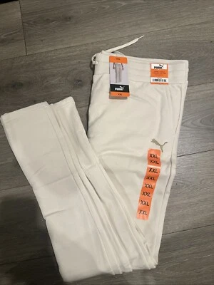 Puma Ladies' Fleece Straight Leg Pants, Tan, Size XXL 682805-87 Cream / beige - Image 1 of 4