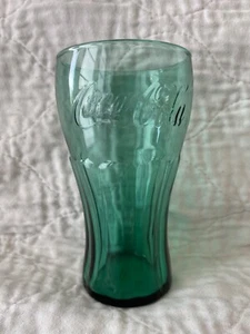 Coca Cola Vintage Libby Trinkglas grün 16oz 6 Zoll hoch klassischer Stil NEU - Bild 1 von 2