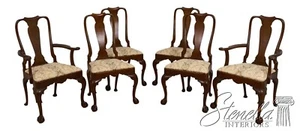 L68174: Set of 6 KINDEL Winterthur Clawfoot Walnut Dining Chairs - Picture 1 of 24