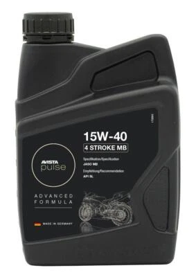 AVISTA OIL AVISTA Pulse 4 Stroke 4-Takt Motorenöl SAE 15W-40 für Roller erfüllt API SL 1L