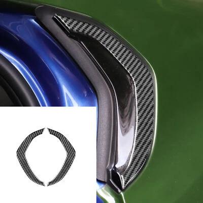 Borde decorativo ventana trasera fibra de carbono real A para BMW Serie 3 G20 G28 19-24 Foto 1 de 4