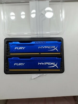 8GB (2x 4GB) Kit RAM HX313C9FK2/8 DDR3 1333MHZ 240Pin DIMM For HyperX FURY UK - Image 1 of 4