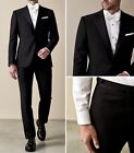 Reiss Mayfair Tuxedo Black Size 38” Jacket 34 Trousers NEW WITH TAGS RRP £450