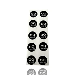 10xNFC-NTAG215 GOOD Sticker schwarz zum aufkleben für alle Smartphones geeignet? - Bild 1 von 9