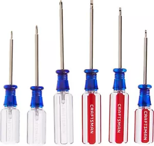 ARTIGIANO Set di Viti Piccoli, Set di 6 Pezzi Gioiellieri Argento, Blu, Trasparente - Foto 1 di 3