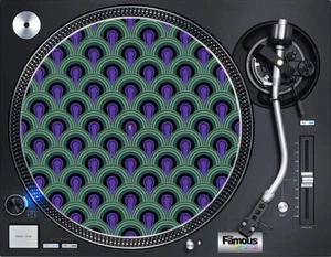 Turntable Slipmat Shining Overlook Hotel Room 237 Carpet Pattern 12" Felt - Picture 1 of 1