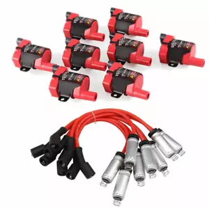 HIGH OUTPUT PERFORMANCE FOR GM LQ4 LQ9 LS1 LS3 IGNITION COIL PACKS & PLUG WIRES - Picture 1 of 11