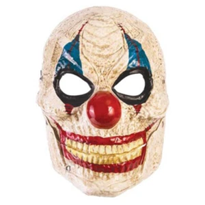 Halloween Mask Evil Clown with Moving Jaw Pennywise IT Costume Accessory Adult - Picture 1 of 2