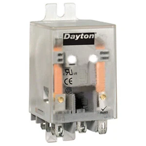 DAYTON 5YP92 Flange Relay,120VAC,11 Pins,10A @ 277VAC 5YP92 - Picture 1 of 2