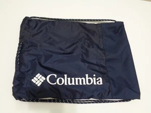 Columbia Drawstring Backpack Unisex Travel Pouch Camping Bag 13"x17" - Picture 1 of 10