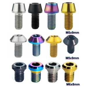 Titanschraube Innensechskantschrauben M5x9mm M6x8mm für Motorrad Fahrrad - Picture 1 of 11