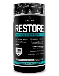 Restore Sascha Fitness Weight Loss Support Supplement Metabolism Vegan - Picture 1 of 6