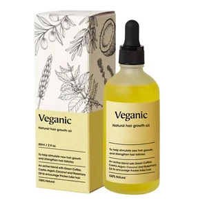 Natural Hair Growth Oil Veganic Natural Hair Growth Oil Hair Care 60ml - Picture 1 of 12