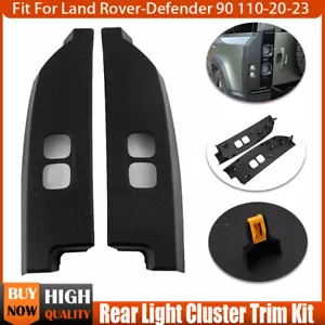 Fits Land Rover Defender 90 110 20-24 Rear Tail Light Indicator Light Cover Trim - Picture 1 of 12
