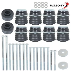 Kit de buje de montaje de cabina de carrocería KF04060BK para 08-16 Ford F250 F350 Super Duty 2x2 4x4 - Imagen 1 de 10