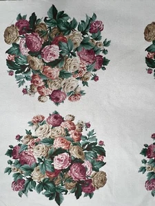 Victorian Bloom Cluster Cotton Fabric – 40” Wide - Picture 1 of 4